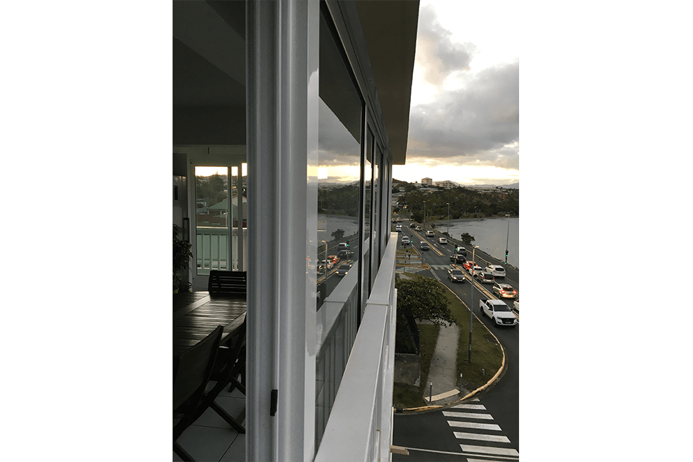Fermeture de terrasse avec baie vitrée